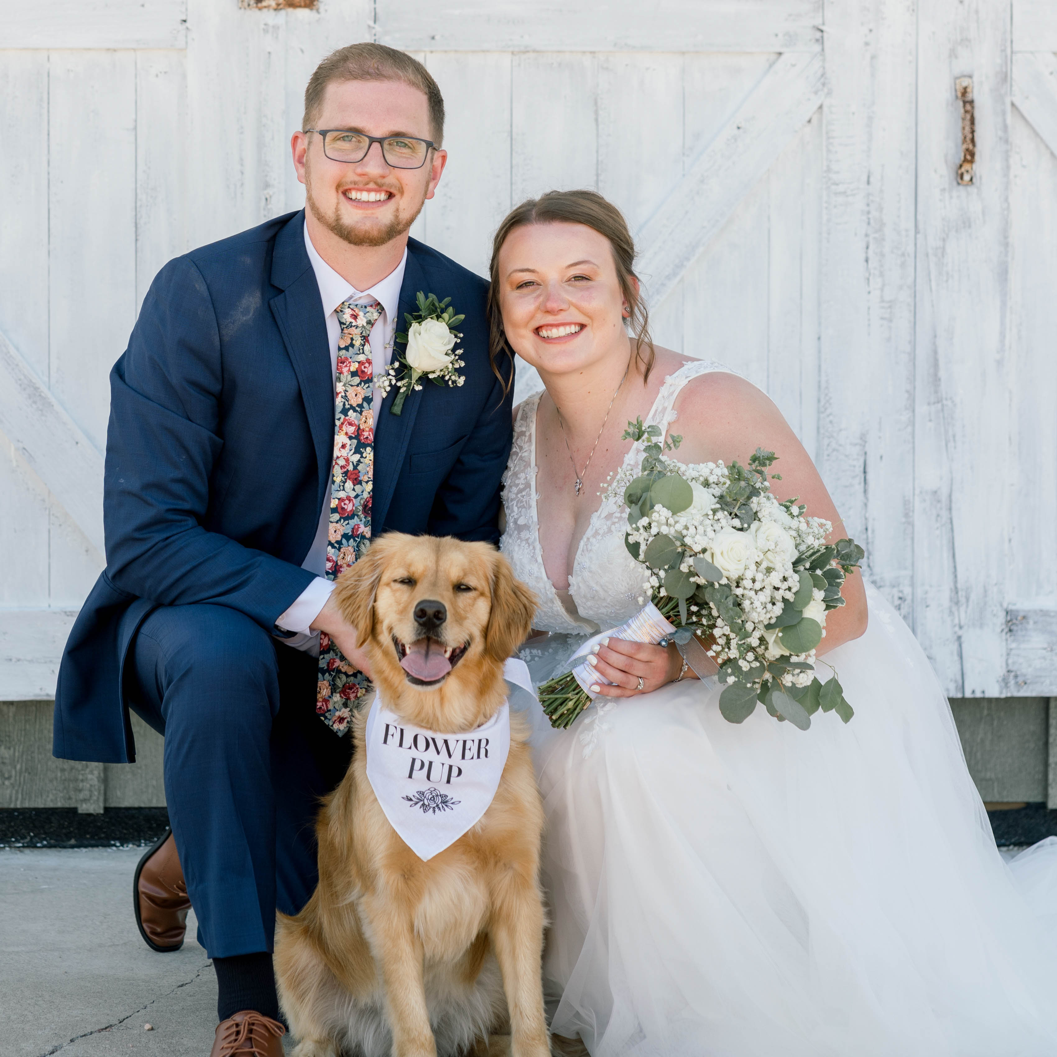 Wedding picture with Lucy